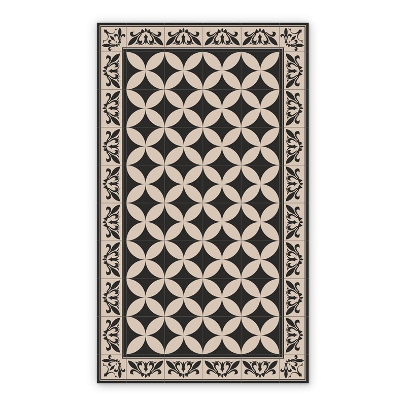 Mata winylowa wzór patchwork geometryczny