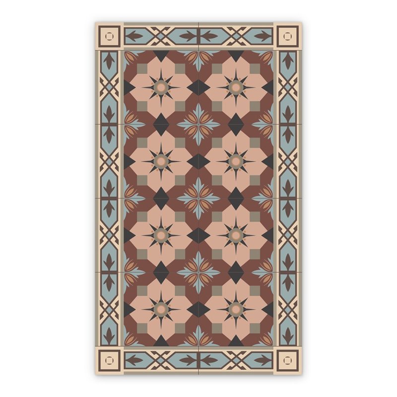 Dywan winylowy Geometryczne kafelki azulejos gwiazdy