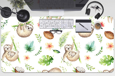 Mata na biurko dla dzieci Śmieszne leniwce