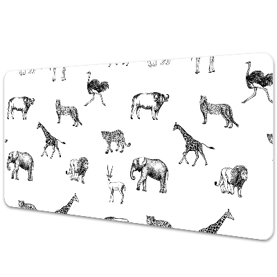 Podkładka na biurko dla dzieci Afrykańskie zwierzęta