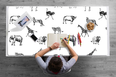 Podkładka na biurko dla dzieci Afrykańskie zwierzęta