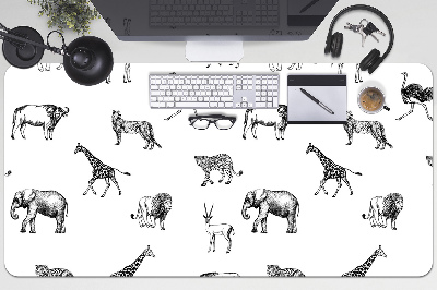 Podkładka na biurko dla dzieci Afrykańskie zwierzęta