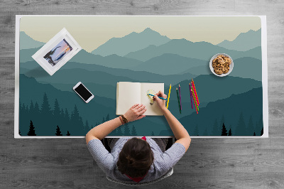 Podkładka na biurko z nadrukiem Krajobraz górski