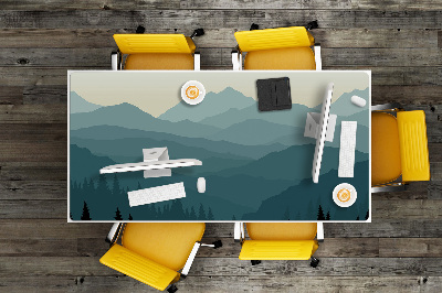 Podkładka na biurko z nadrukiem Krajobraz górski