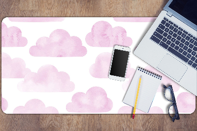 Podkładka na biurko dla dzieci Różowe chmurki