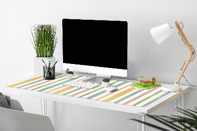 Podkładka na całe biurko Geometryczne kolorowe linie