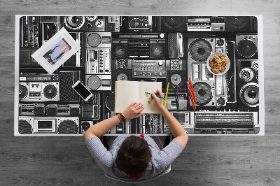 Podkładka na całe biurko Stare magnetofony