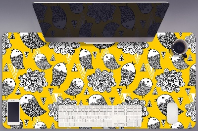 Podkładka na biurko Doodle ptaki