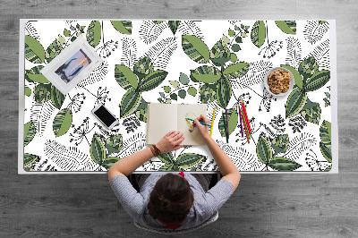 Podkładka na biurko Roślinny wzór