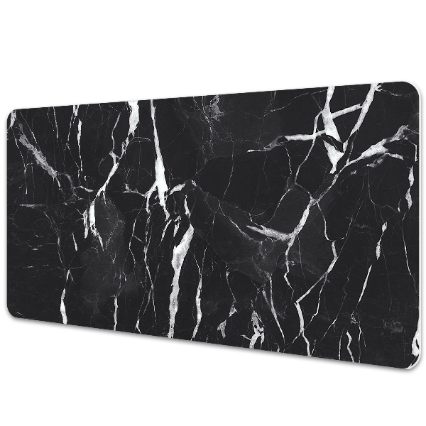 Podkładka na biurko Tekstura czarnego marmuru