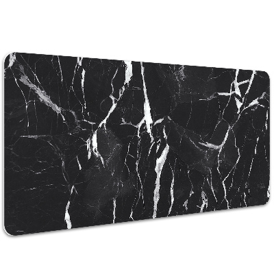 Podkładka na biurko Tekstura czarnego marmuru