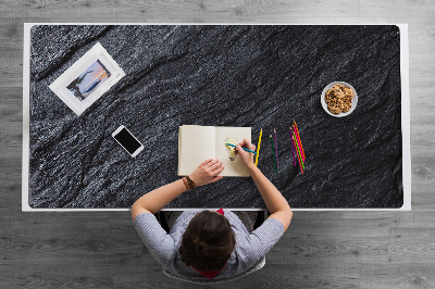 Podkładka na biurko Tekstura czarnego marmuru