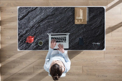 Podkładka na biurko Tekstura czarnego marmuru