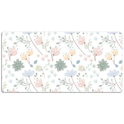 Mata ochronna na biurko Letnie kwiaty