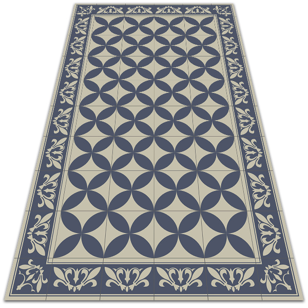 Wewnętrzny dywan winylowy Wzór Azulejos