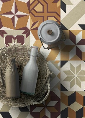 Modny winylowy dywan wewnętrzny Mix wzorów