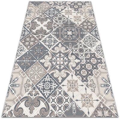 Modny winylowy dywan Katalońskie kwiaty