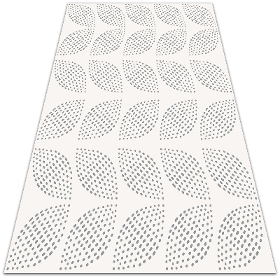 Dywan winylowy do domu Kropkowe kwiaty