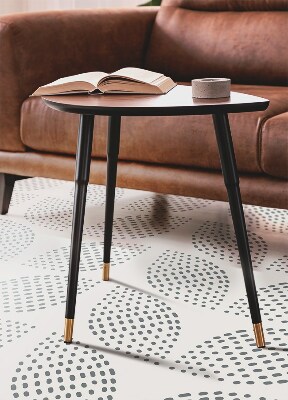 Dywan winylowy do domu Kropkowe kwiaty