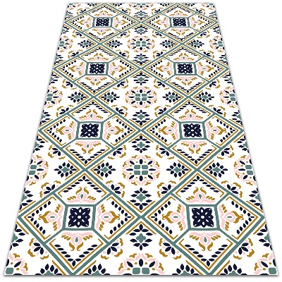 Tarasowy dywan zewnętrzny Geometryczny deseń