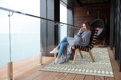 Dywan na taras do ogrodu na balkon Styl indiański