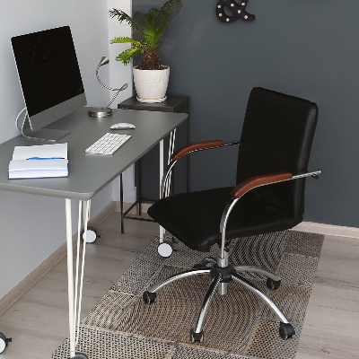 Mata pod fotel ochrona paneli Metalowa podłoga