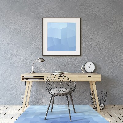 Podkładka pod krzesło Abstrakcja niebieska