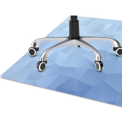 Podkładka pod krzesło Abstrakcja niebieska