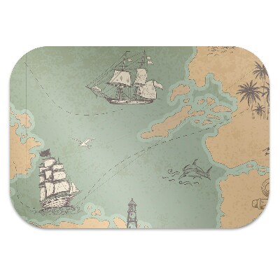 Podkładka pod krzesło Mapa skarbów