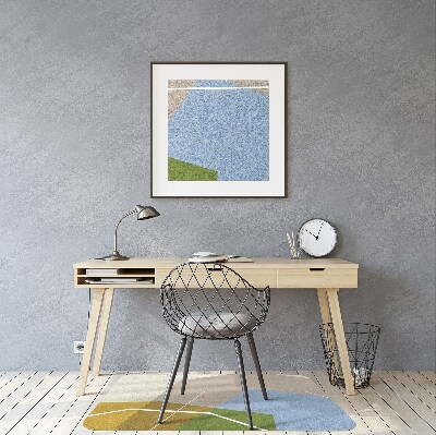 Podkładka pod fotel Figury geometryczne