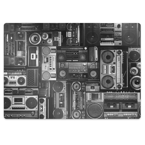 Mata na podłogę pod krzesło Old school boombox