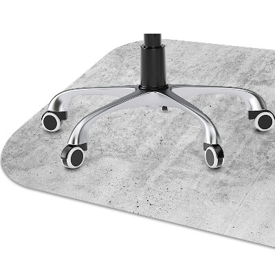 Mata pod fotel biurowy Szary beton