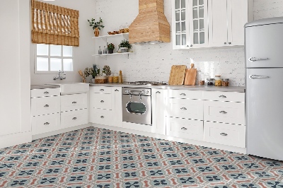 Kafelki winylowe Kwiatowy kolorowy wzór