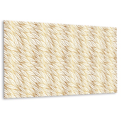 Panel winylowy na ścianę Złote liście