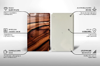 Deska do krojenia na blat Struktura drewna