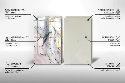 Deska do krojenia Pastelowy marmur