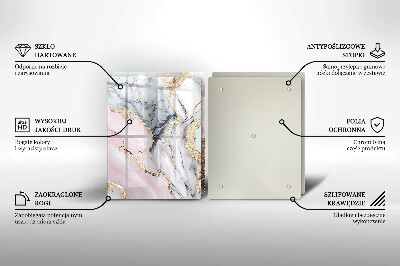 Deska do krojenia Pastelowy marmur