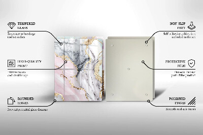 Deska do krojenia Pastelowy marmur