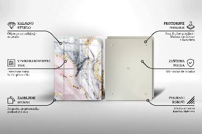 Deska do krojenia Pastelowy marmur