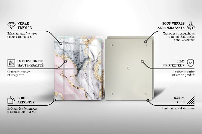 Deska do krojenia Pastelowy marmur