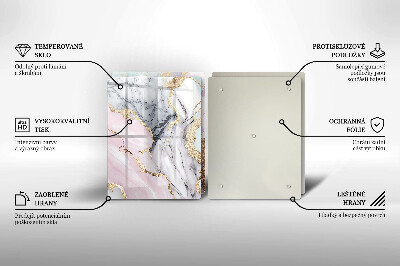 Deska do krojenia Pastelowy marmur