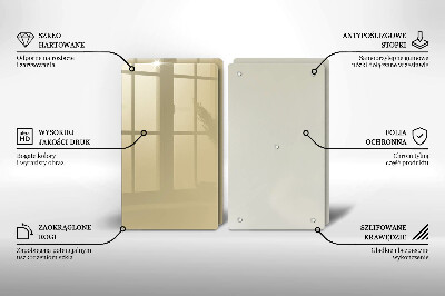 Osłona płyty indukcyjnej Kolor beżowy