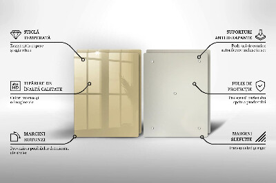 Osłona płyty indukcyjnej Kolor beżowy