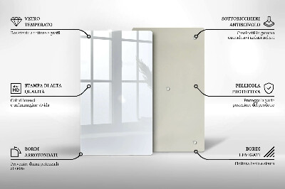 Płyta na ścianę do kuchni Kolor biały