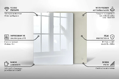 Płyta na ścianę do kuchni Kolor biały