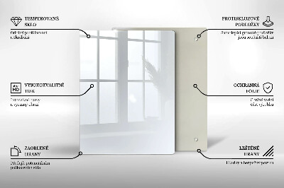 Płyta na ścianę do kuchni Kolor biały