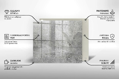 Szkło na płytę indukcyjną Tekstura beton