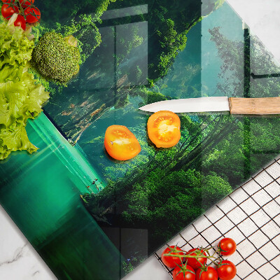 Płyta ochronna na kuchenkę Pejzaż laguna