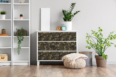 Okleina ozdobna Heksagony moro