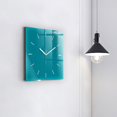 Zegar szklany 30x30 Morski